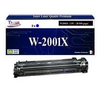 T3AZUR - Toner compatible avec HP Color LaserJet Enterprise M751dn remplace HP W2001X / W2001A (HP 658X/658A)- Cyan Bleue G