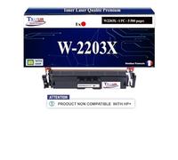 T3AZUR - 220X/220A Toner compatible avec W2202X / W2202A compatible avec HP Color LaserJet Pro 4202, MFP 4302, 4303 Jaune Jaune
