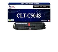 T3AZUR - Toner Compatible avec Samsung CLT-C504S pour Samsung CLP-415N CLP-415NW CLX-4195FN CLX-4195FW CLX-4195N - Cyan
