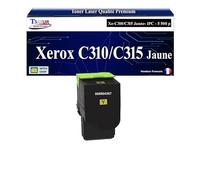 T3AZUR -Toner Compatible avec Xerox C310, C315 (006R04367/006R04359) Jaune