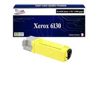 T3AZUR -Toner Compatible avec Xerox Phaser 6130, 6130N (106R01280)-Jaune -1 900 Pages