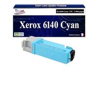 T3AZUR -Toner Compatible avec Xerox Phaser 6140, 6140D, 6140N(106R01477)-Cyan - 2 000 Pages