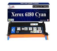 T3AZUR -Toner Compatible avec Xerox Phaser 6180, 6180DN, 6180MFP, 6180MFPD, 6180MFPN, 6180N (113R00723)-Cyan