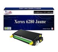 T3AZUR -Toner compatible avec Xerox Phaser 6280, 6280VDN, 6280VN (106R01394)-Jaune - 6 000 pages Jaune