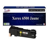 T3AZUR -Toner compatible avec Xerox Phaser 6500, 6500VDN, 6500VN, WorkCentre 6505, 6505VDN, 6505VN (106R01596)-Jaune Jaune