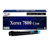 T3AZUR -Toner compatible avec Xerox Phaser 7800 (106R01566)-Cyan Cyan