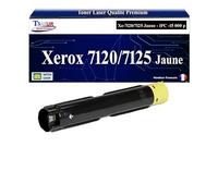 T3AZUR -Toner Compatible avec Xerox WorkCentre 7120, 7125, 7220, 7225 (006R01458) - Jaune