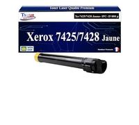 T3AZUR -Toner Compatible avec Xerox WorkCentre 7425, 7428, 7435 (006R01396)-Jaune