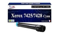 T3AZUR -Toner Compatible avec Xerox WorkCentre 7425, 7428, 7435 (006R01398)-Cyan