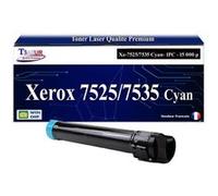 T3AZUR -Toner compatible avec Xerox WorkCentre 7525, 7535, 7545, 7830 (006R01516)-Cyan Cyan