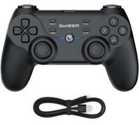 T3s Manette pc sans Fil, 2.4G Manette sans Fil Contrôleur de Jeu Joystick, Turbo et Dual Vibration et Compatible pour PC, Téléphones Android et iOS iPhone, Android Smart TV, TV Box