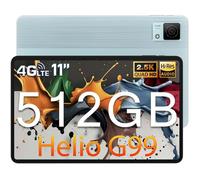 T40 Tablette 11 Pouces, Tablette Avec Carte Sim 4G, 20Gb+512Gb(Tf 2Tb), Helio G99, 8580Mah,16Mp+8Mp, Tablette Tactile Android 14,
