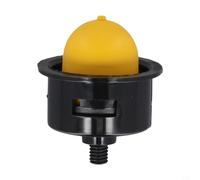 T475 Caoutchouc pour poire d'amorçage pour tondeuse à gazon, pièces de rechange à bulles de carburant compatibles avec les modèles T375 T575, jaune noir durable, 4,5 x 3,6 cm, 1 paquet (1 pièce)