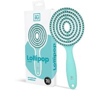 T4B ILU Lollipop Candy Professional Round Detangling Hair Brush,Antistatic,Ergonomic,1 Piece (Ocean Blue)