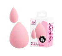 T4B ILU Lot de 2 éponges à maquillage pour cosmétiques et poudres Rose