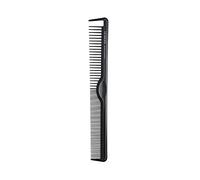 T4B LUSSONI CUTTING COMB Peigne de coupe en carbone incassable pour tous les types de cheveux avec ions antistatiques et négatifs, denture grossière et fine (108)