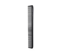 T4B LUSSONI CUTTING COMB Peigne de coupe en carbone incassable pour tous les types de cheveux avec ions antistatiques et négatifs, denture grossière et fine (110)