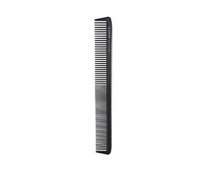 T4B LUSSONI CUTTING COMB Peigne de coupe en carbone incassable pour tous les types de cheveux avec ions antistatiques et négatifs, denture grossière et fine (110)