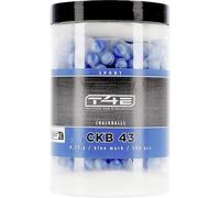 T4E - CKB 43 - Lot de 500 billes de craie - Pour paintball - Calibre 0,43 - Polyballs - Bleu