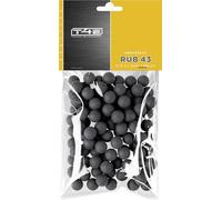 T4E RUB 43 Lot de 100 balles de paintball en caoutchouc calibre 0,43 Noir