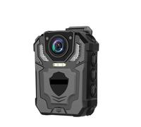 T5 1296P Caméra de Corps Enregistrement Audio Police Portable Caméra de Police d'application de la Loi Vision de la Nuit Enregistrement de la Boucle DVR Mini caméra Enregistreur vidéo(with 64GB Card)