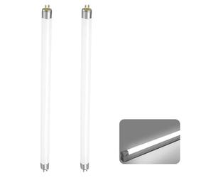 T5 14W Tubes Fluorescents 550mm(hors aiguilles) 2 Pack, Base G5, Blanc Froid 6500K, Faible Consommation D'énergie, éclairage D'urgence à économie D'énergie, Pour Cuisine Salle De Bain Armoire Garage