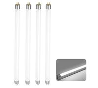 T5 14W Tubes Fluorescents 550mm(hors aiguilles) 4 Pack, Base G5, Blanc Froid 6500K, Faible Consommation D'énergie, éclairage D'urgence à économie D'énergie, Pour Cuisine,Salle De Bain, Armoire, Garage