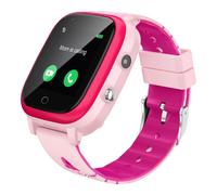 T5 4G Smartwatch pour enfants avec caméra GPS 2 voies voix & vidéo appel SOS pour 4-12 ans anniversaire enfant Rose