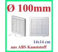 T55 Grille d'aération avec moustiquaire Ø 100 mm