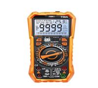 T58A/T58B Professional Digital Multimeter AC/DC Voltage Voltmeter True Amp/Ohm/Hz/Capacitance Tester Car Multitester(T58A Manual)