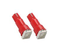T5SR - SMD LED Ampoule Lampe voiture auto Rouge T5 W2,3W T5 12V tachymètre instrument d'éclairage