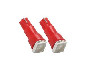 T5SR - SMD LED Ampoule Lampe voiture auto Rouge T5 W2,3W T5 12V tachymètre instrument d'éclairage