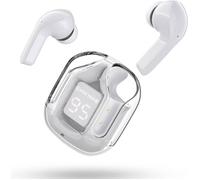 T6 Ecouteurs Bluetooth Sans Fil Sport, Oreillette Intra-Auriculaire Enc Réduction De Bruit, Son Hifi, Affichage De La Batterie, Con