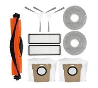 T6 Power Kit d'accessoires compatible avec Xiaomi Robot Vacuum X20+ et X10+, kit de pièces de rechange avec filtres, brosses et tampons de nettoyage
