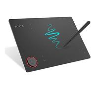T608 Art Graphics Ding Tablet Digital Art Creation Sketch 8 x 6 pouces avec style sans batterie 8 pointes de stylet 8192 niveaux de pression 4 touches de raccourci personnalisables Contrôleur de cadra
