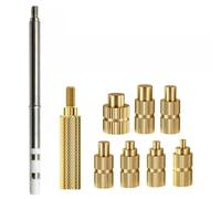 T65 Soldering Iron Tip Heat Insert Nut Adaptors M2-M8 for T85 T75 HS01 GD300 SH72 RGS65 Insertion Kit 3D Print Accessor