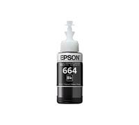 Epson 664 EcoTank Noir, Bouteille d'encre d'origine, L300 L355 L555 ET-2500 ET-2550 ET-2600 ET-2650 ET-4500 ET-14000