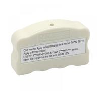 T6710 T6711 Boîte de maintenance d'encre Réinitialiseur de puce de réservoir compatible avec diverses imprimantes de main-d'œuvre, y compris WF-3520 3530 3540 3620 3640 3720 3725 7710 7720 7510 7520 7