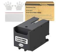 T6715 T6716 Boîte de Maintenance de l'encre C13T671500 C13T671600 Compatible pour WorkForce Pro WF-4720DWF WF-4820DWF WF-4725DWF WF-4730DTWF WF-4740DTWF WF-C529R WF-C529RDTW WF-C579RDTWF(1-Pack)