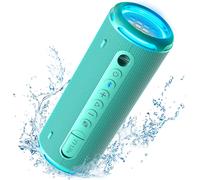 T7 Lite Enceinte Bluetooth Portable 24W, Bluetooth 5.3 Sans Fil Avec Lumière Led, Étanche Ipx7, Autonomie De 24H, Contrôle Via L'Application Pour Fête-Rosa (Citron Vert)