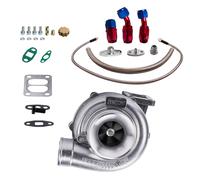 T70 Turbo Turbocompresseur T3 Bride 0.7 A/R oil drain Return OIL FEED Line Kit