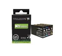 T7011 T7012 T7013 T7014 POINT D'ENCRE pour Epson Grande capacité Lot de 4 Cartouche NOIR/C/M/Y de Marque Francaise