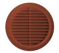 T77 Grille d'aération ronde Marron Ø 110 mm