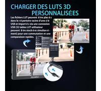 T7Plus 7 Pouces 3D Lut Forme D'Onde Portée Du Vecteur 4K 1280X1200 Moniteur De Champ Sur Caméra Avec Matériel Métallique Pour Appareils Photo Reflex Numériques¿Soutenir Le Français¿[Z4389]