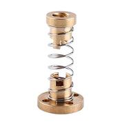 T8 Anti-Jeu Écrou à Ressort Écrou Gap Élimination pour 8mm Acme Fileté Tige vis à tête 2mm Pas 8mm Plomb