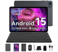 T80 (6GB+128GB) 2025 10 "Android15 incl. clavier, une souris, un stylo, une housse de protection, un support et un film de protection en verre, WiFi, Gemini AI