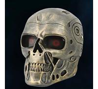 T800 Terminator Masque de costumade en résine pour adulte pour adulte (cuivre)