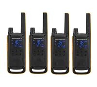 Motorola Talkabout T82 Extreme Quad Pack radio bidirectionnelle 16 canaux Noir, Orange