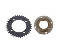 T8F 36T Tooth 54 mm Signeau de chaîne arrière noire pour 47cc 49cc de poche à vélos à essence scooter gooped compatible avec l'adaptateur en roue libre