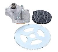 T8F Ensemble de chaîne de pignon de boîte de vitesses de tambour d'embrayage Kit de remplacement durable en alliage d'acier de qualité supérieure pour 33cc 43cc 49cc Ty Rod II Go